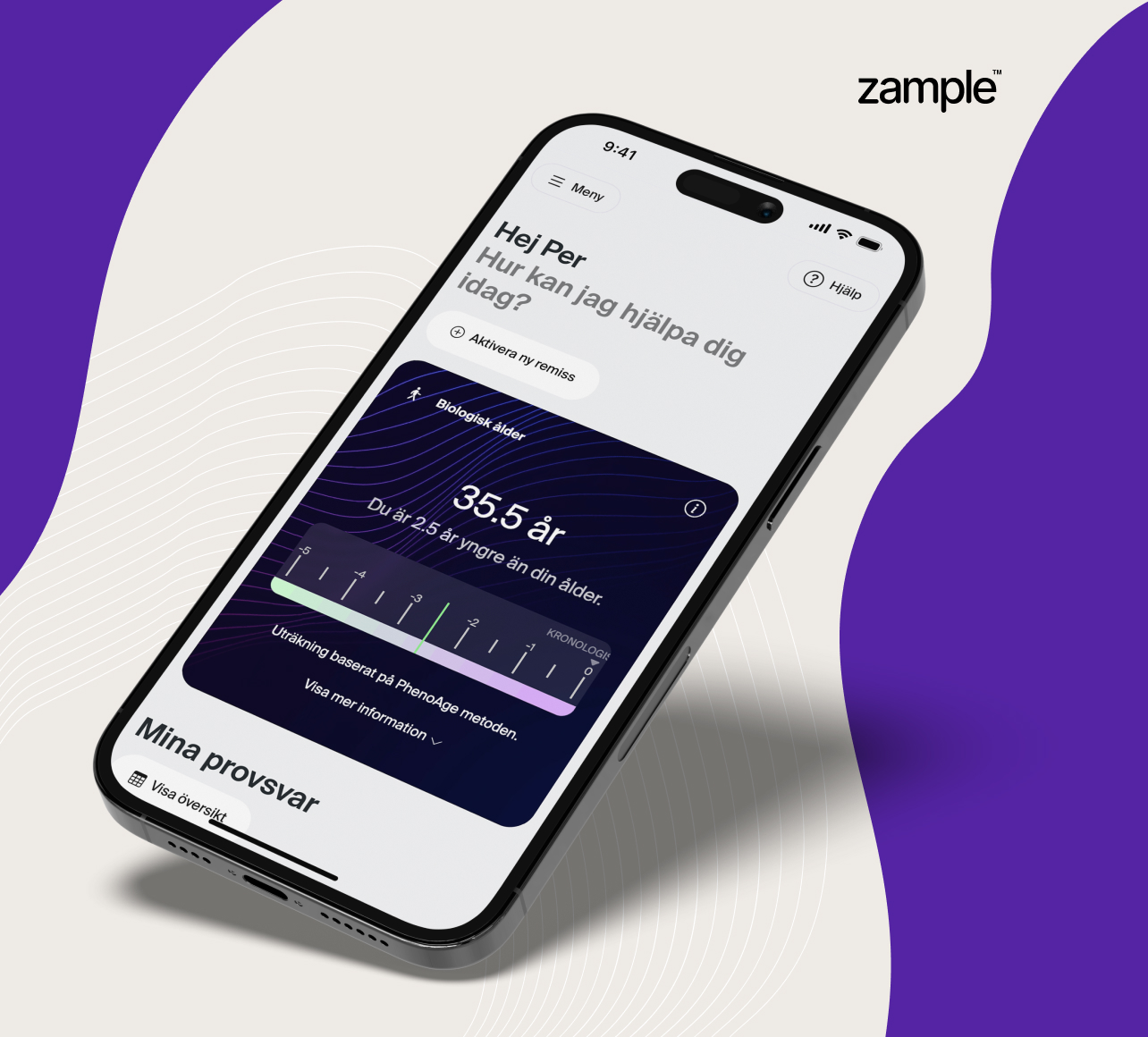 Läkarutlåtande ingår, du väljer själv om du vill ha på hela eller delar av din analys. 